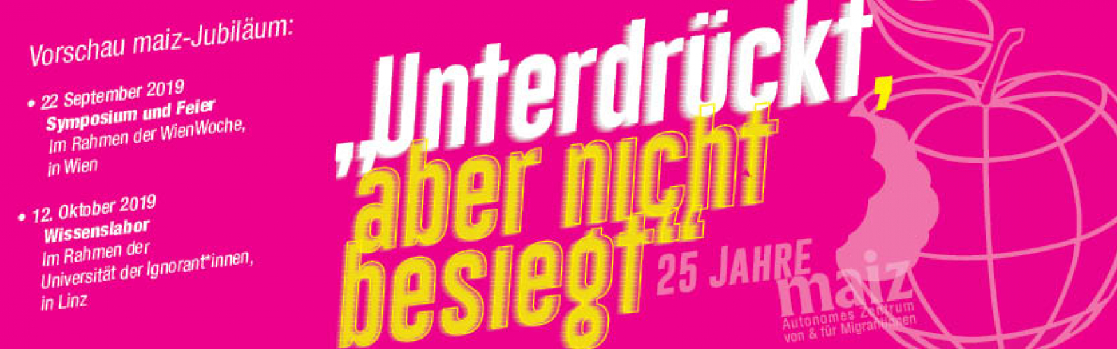 unterdrückt aber nicht besiegt