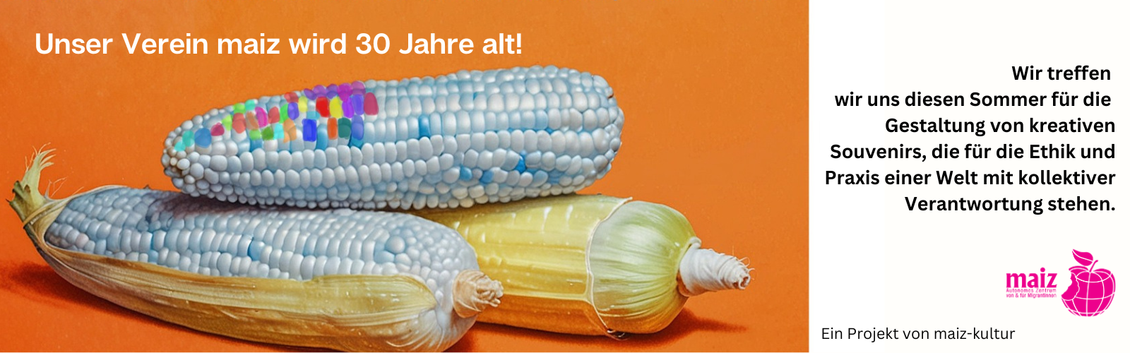 Banner mit Daten