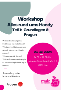 Workshop Alles rund ums Handy