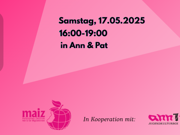 Pinke banner mit Text